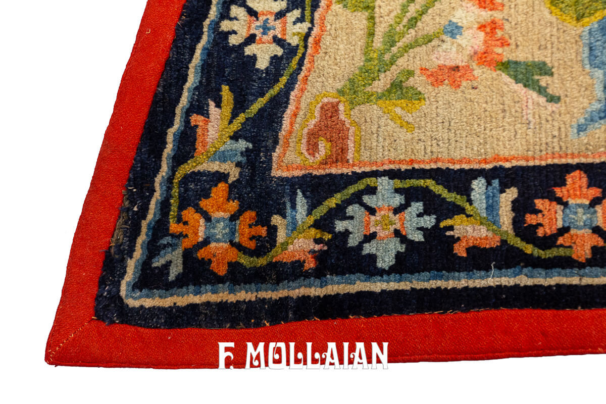 Antique Tibetan Rug Beige Color n°:507351